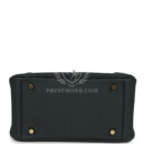 Hermes Mini Lindy II Vert Fonce Clemence GHW