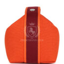 Hermes Bride A Brac Carre Case PM Feu Canvas PHW