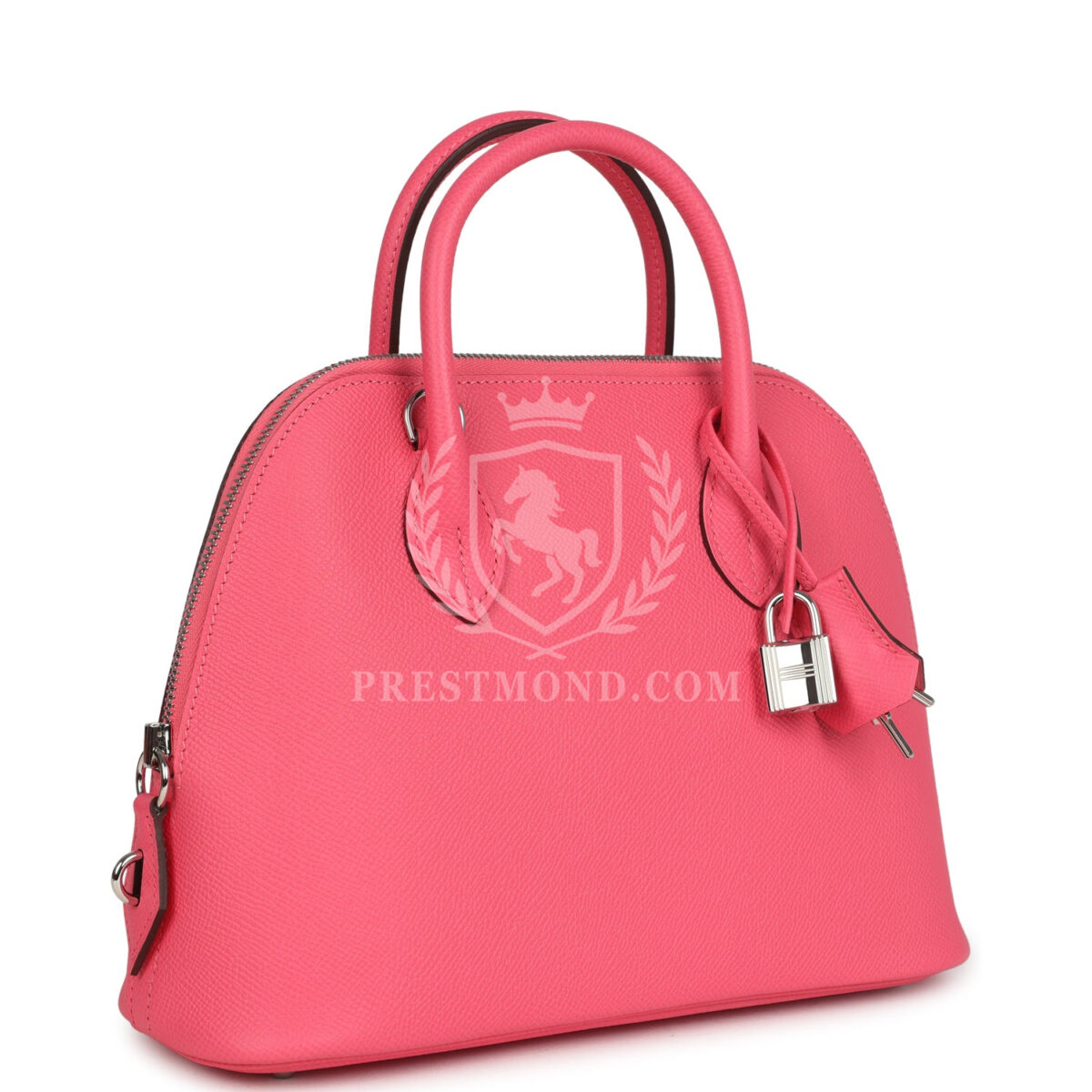 Hermes 1923 Bolide 25 Rose Azalee Epsom PHW — изображение 2