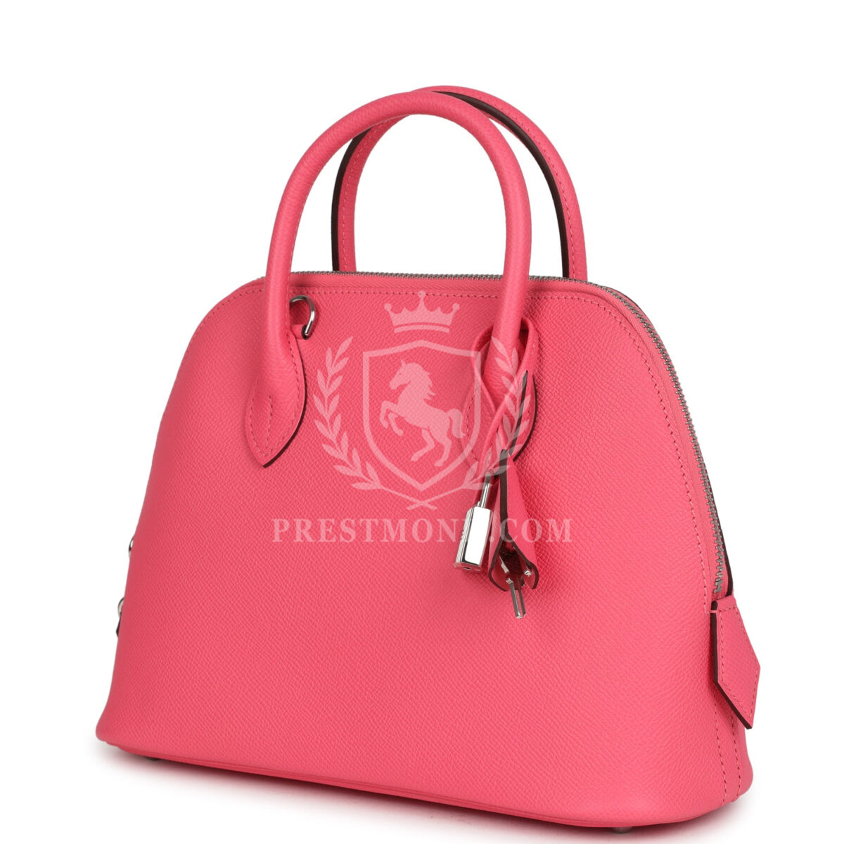 Hermes 1923 Bolide 25 Rose Azalee Epsom PHW — изображение 5