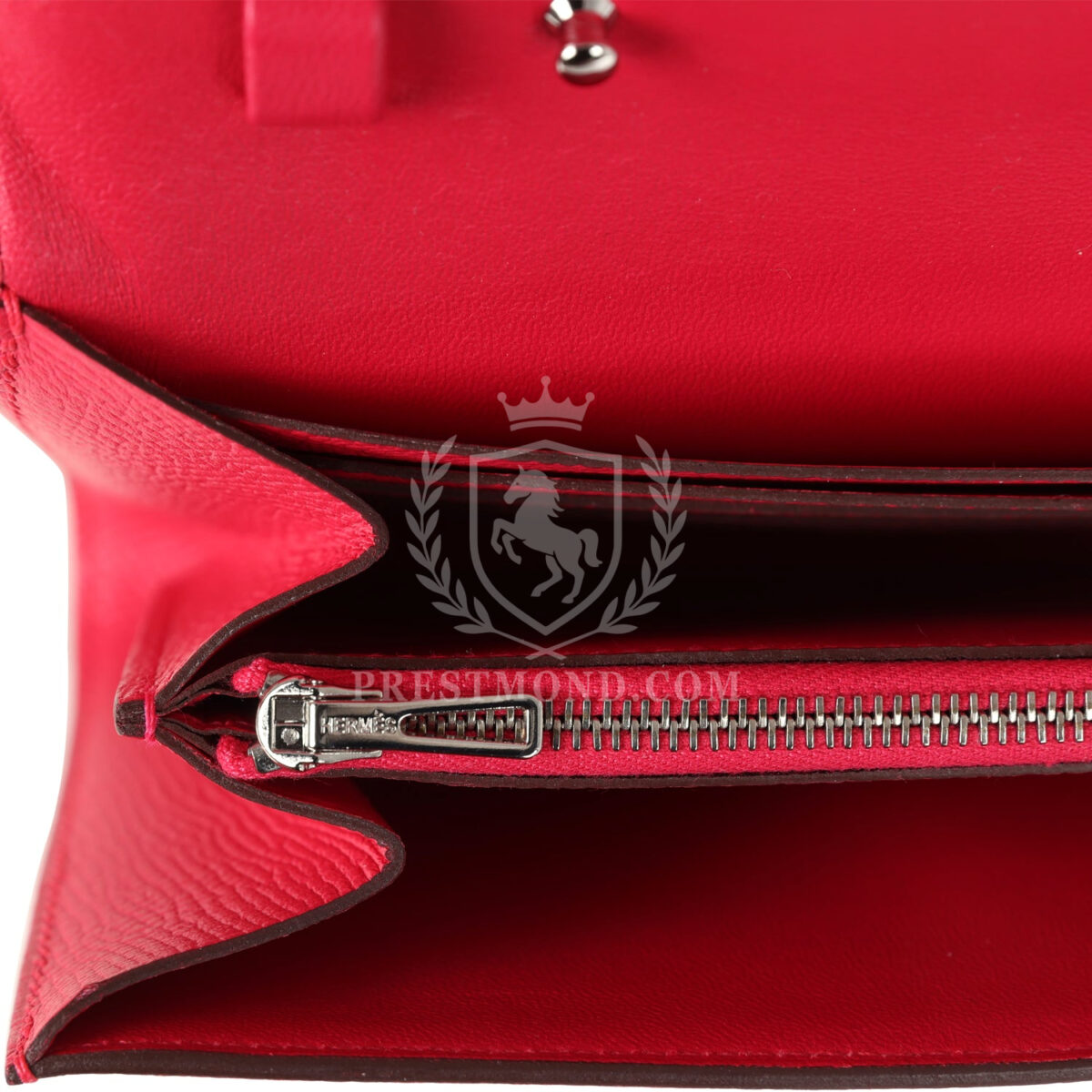 Hermes Constance Wallet To Go Rose Extreme Marquette Epsom PHW — изображение 8