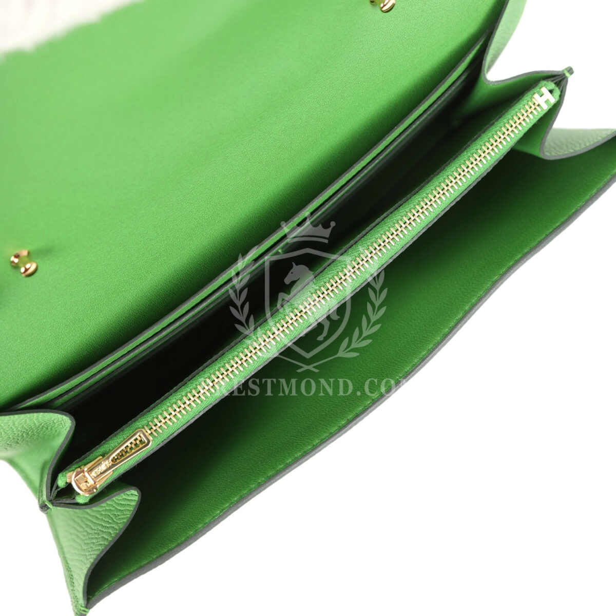 Hermes Constance Wallet To Go Vert Yucca Epsom GHW — изображение 8