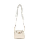 Hermes Mini Lindy II Craie Clemence GHW