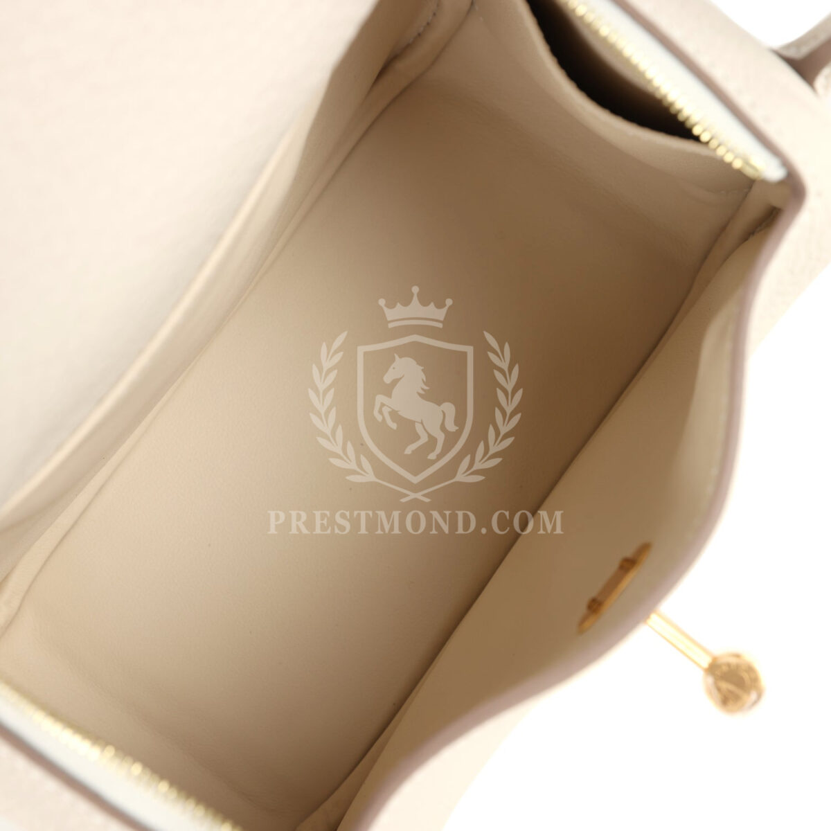 Hermes Mini Lindy II Craie Clemence GHW — изображение 9