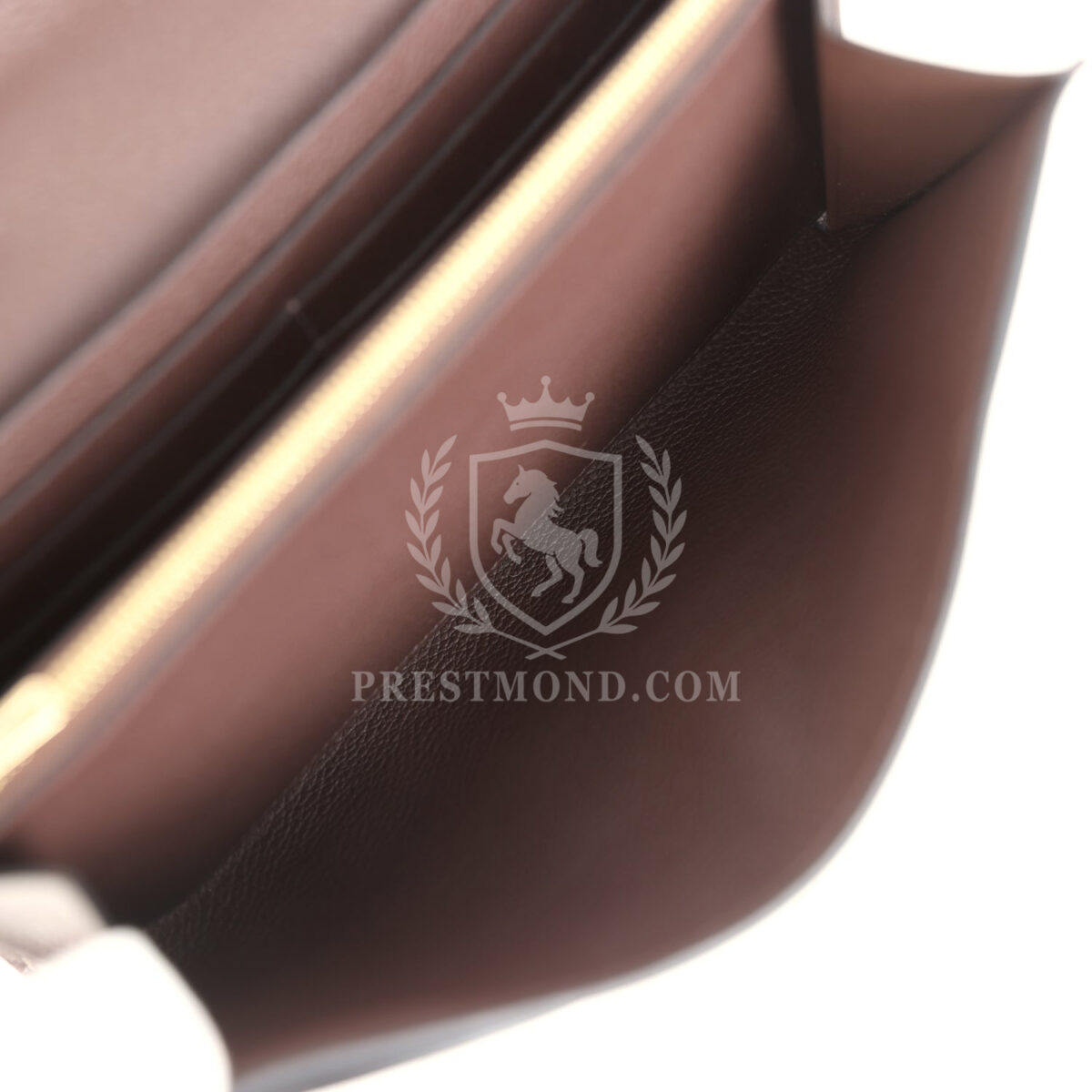 Hermes Constance Wallet To Go  Moka Evercolor GHW — изображение 10