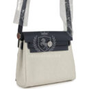 Hermes Herbag Zip 20 Mini Ecru and Bleu Glacier Toile H Canvas and Ardoise Vache Hunter PHW