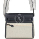Hermes Herbag Zip 20 Mini Ecru and Bleu Glacier Toile H Canvas and Ardoise Vache Hunter PHW