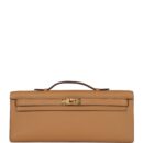 Hermes Kelly Cut Biscuit Swift GHW