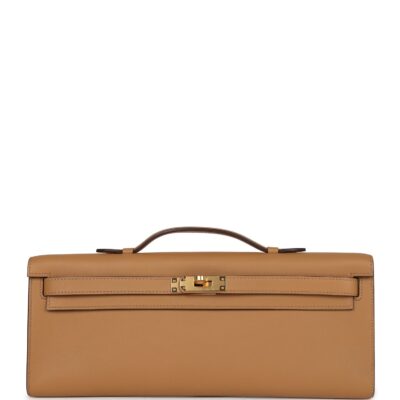 Hermes Kelly Cut Biscuit Swift GHW