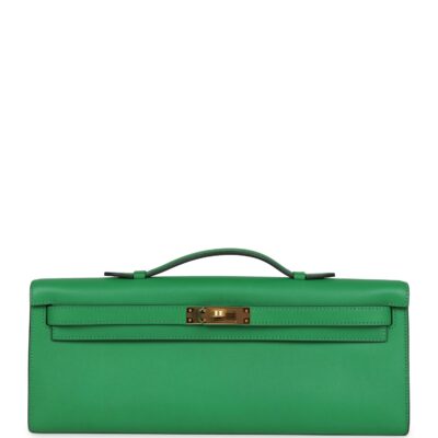 Hermes Kelly Cut Bambou Swift GHW