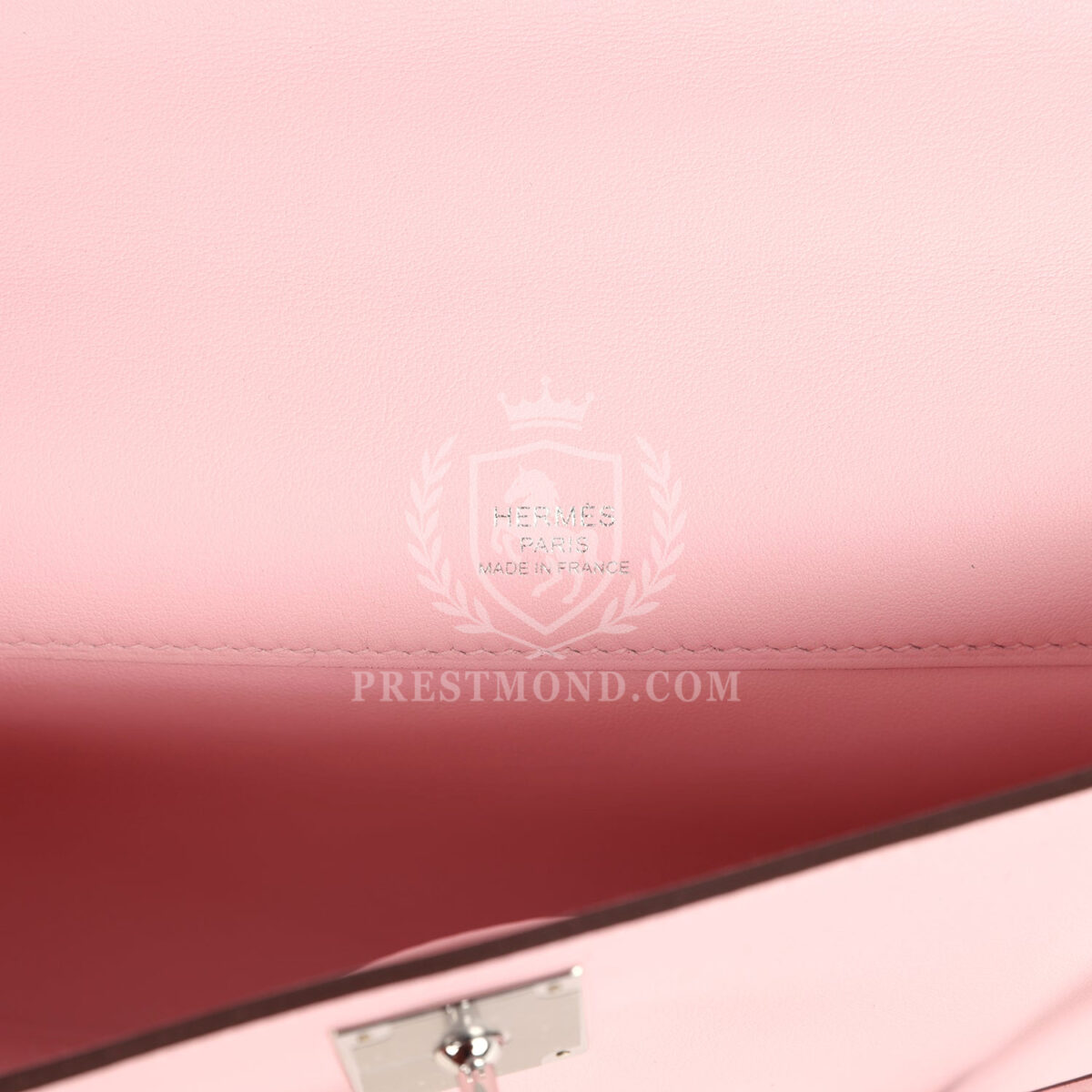 Hermes Kelly Cut Rose Sakura Swift PHW — изображение 7