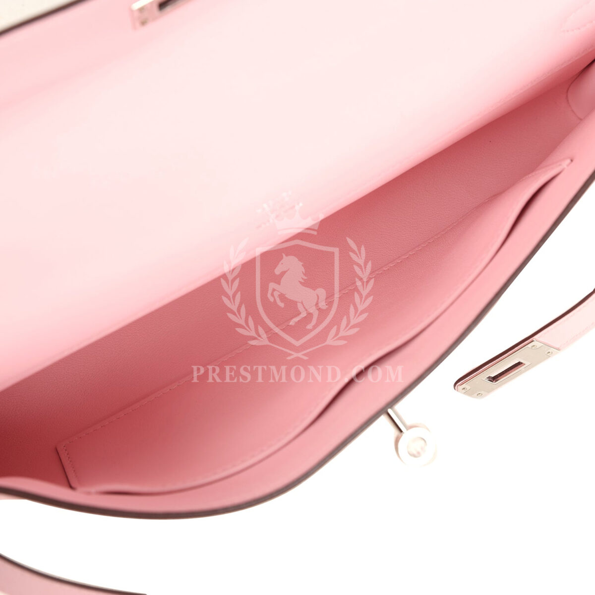 Hermes Kelly Cut Rose Sakura Swift PHW — изображение 8