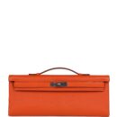 Hermes Kelly Cut Feu Epsom PHW
