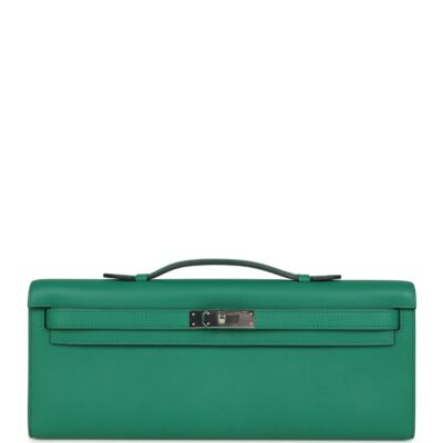 Hermes Kelly Cut Vert Vertigo Swift PHW
