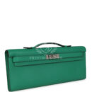Hermes Kelly Cut Vert Vertigo Swift PHW