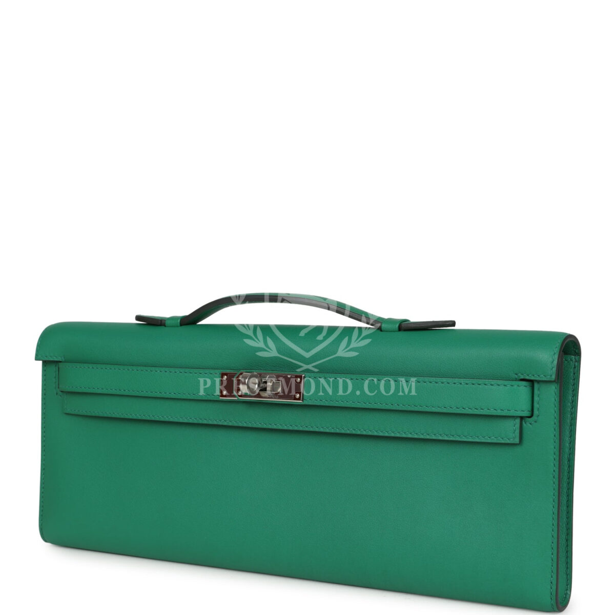 Hermes Kelly Cut Vert Vertigo Swift PHW — изображение 5