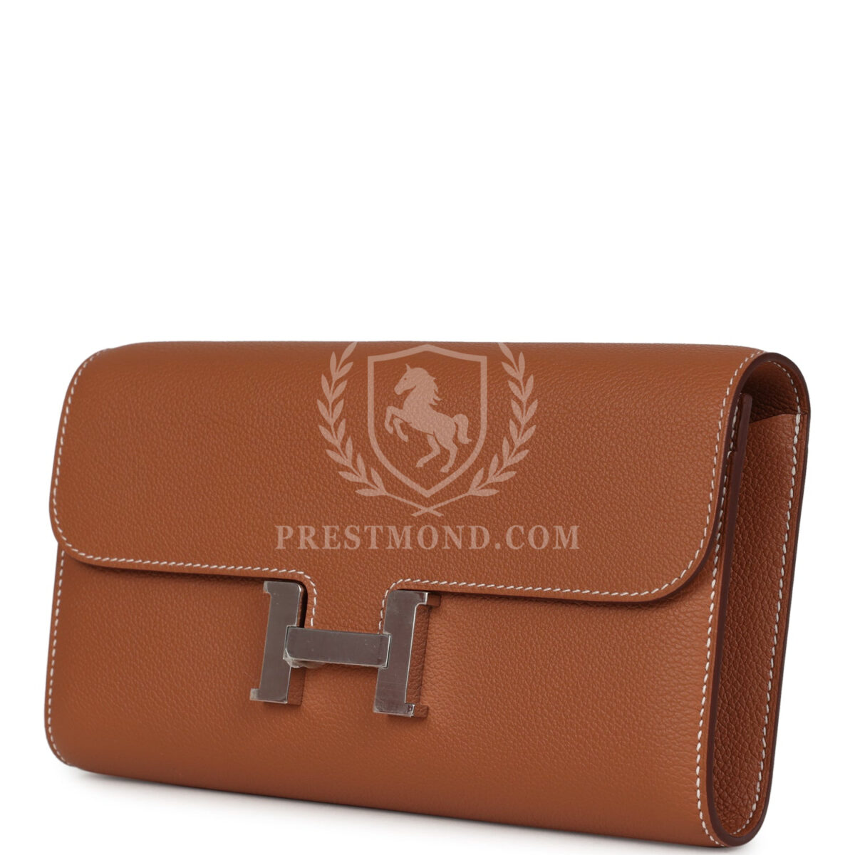 Hermes Constance Wallet To Go Gold Evercolor PHW — изображение 5