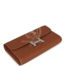 Hermes Constance Wallet To Go Gold Evercolor PHW