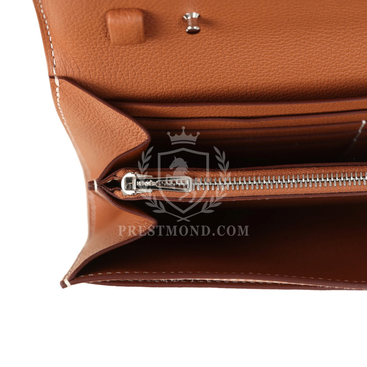 Hermes Constance Wallet To Go Gold Evercolor PHW — изображение 8