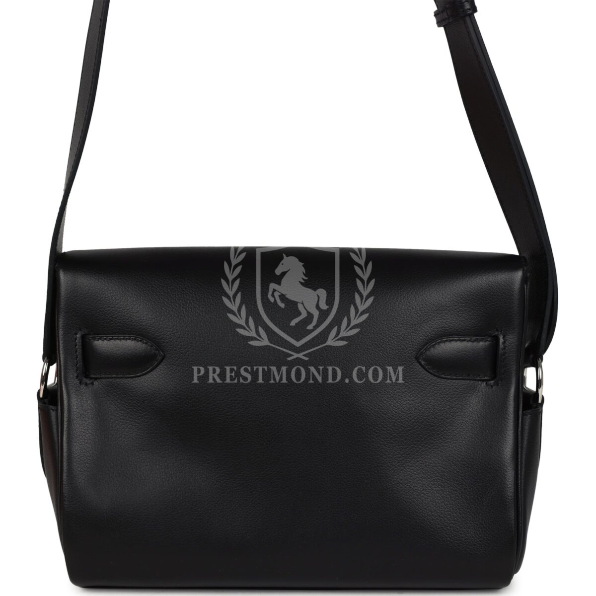 Hermes Kelly Messenger PM Black Evergrain PHW — изображение 4