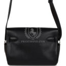 Hermes Kelly Messenger PM Black Evergrain PHW
