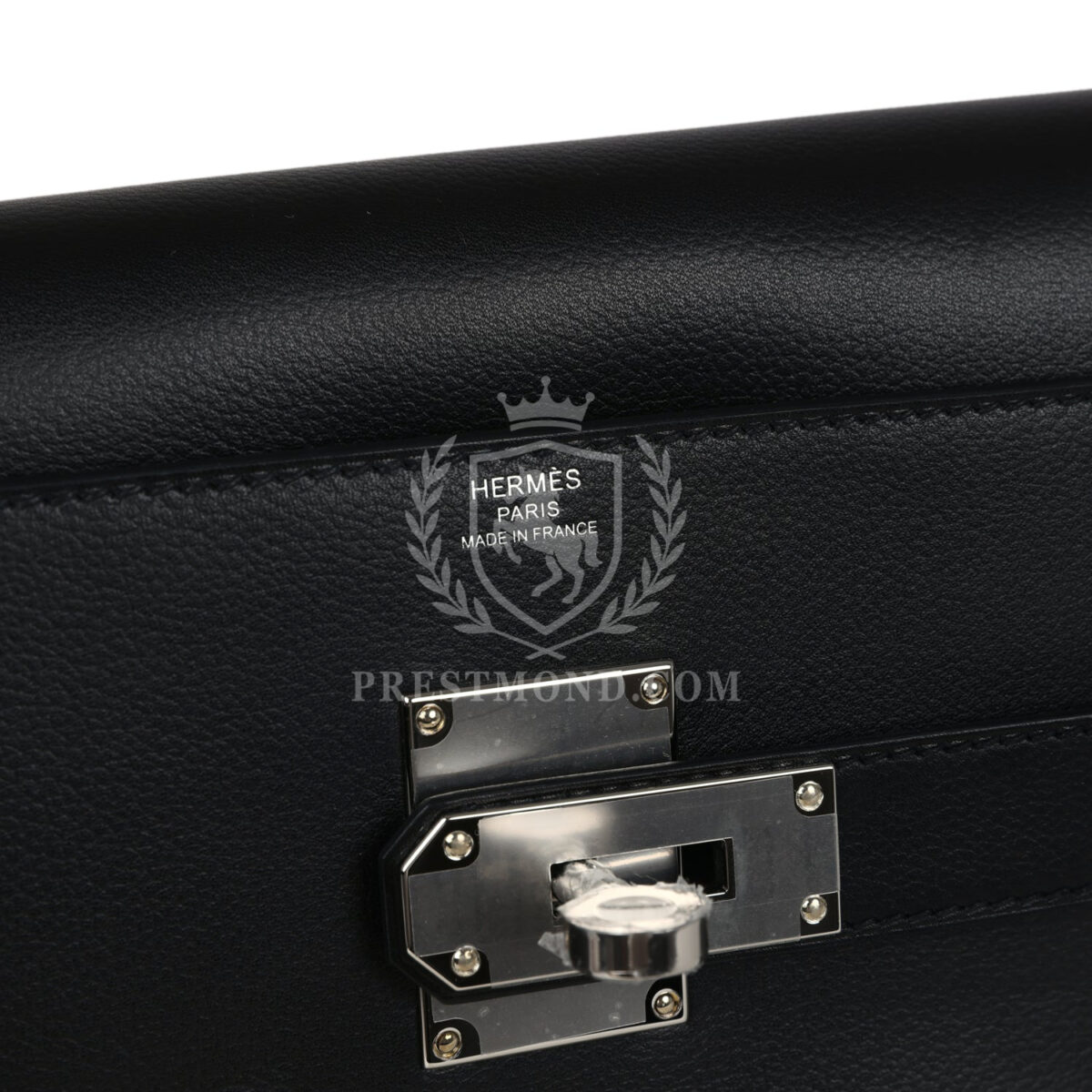 Hermes Kelly Messenger PM Black Evergrain PHW — изображение 8