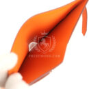 Hermes Bearn Compact Wallet Orange Epsom PHW