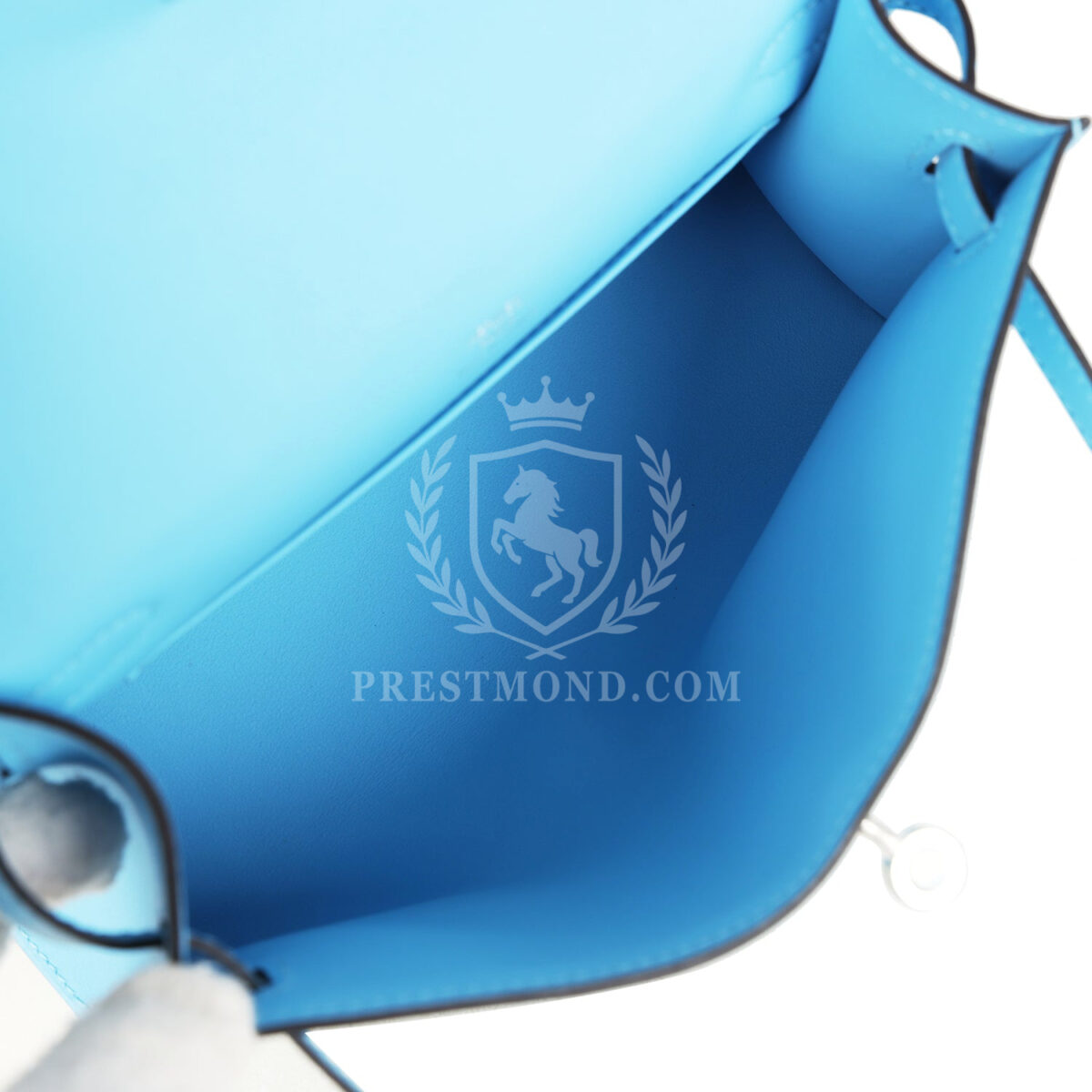 Hermes Kelly Pochette Celeste Swift PHW — изображение 8