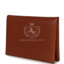 Hermes Calvi Duo Card Holder Fauve Barenia Faubourg PHW