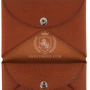 Hermes Calvi Duo Card Holder Fauve Barenia Faubourg PHW