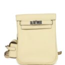 Hermes Mini Kelly Jump Backpack Jaune Milton Swift PHW