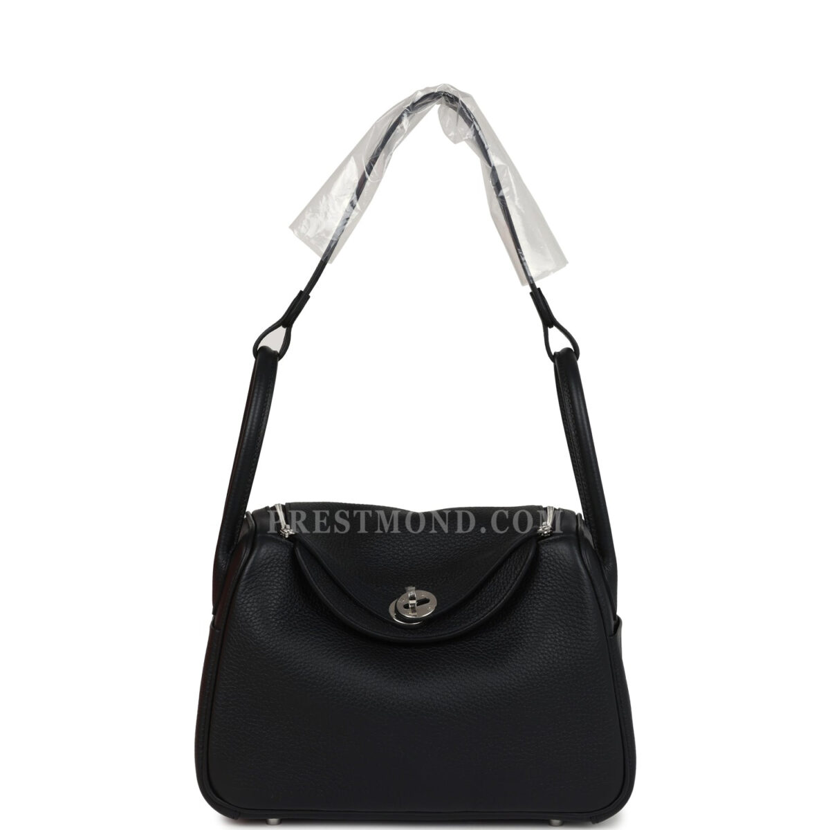 Hermes Lindy 26 Black Clemence PHW — изображение 7