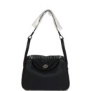 Hermes Lindy 26 Black Clemence PHW
