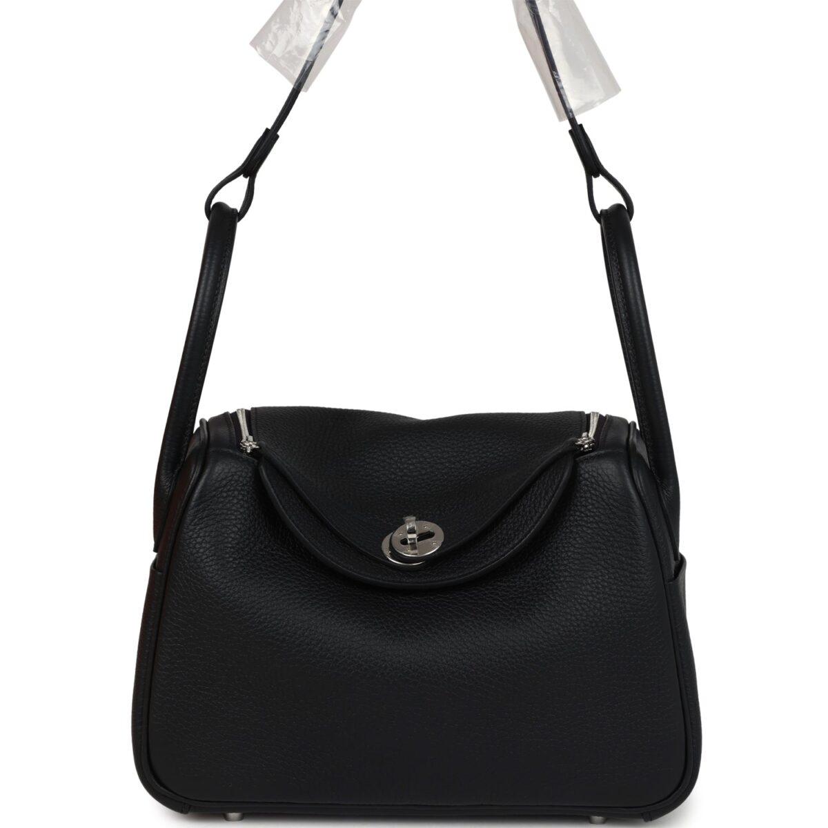 Hermes Lindy 26 Black Clemence PHW