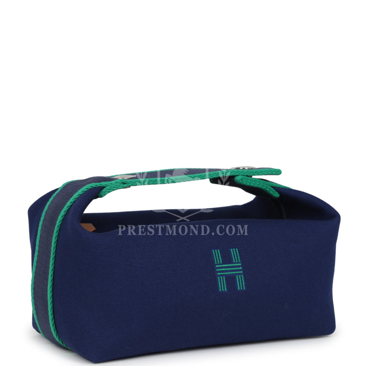 Hermes Bride-A-Brac Case PM Marine Canvas PHW — изображение 2