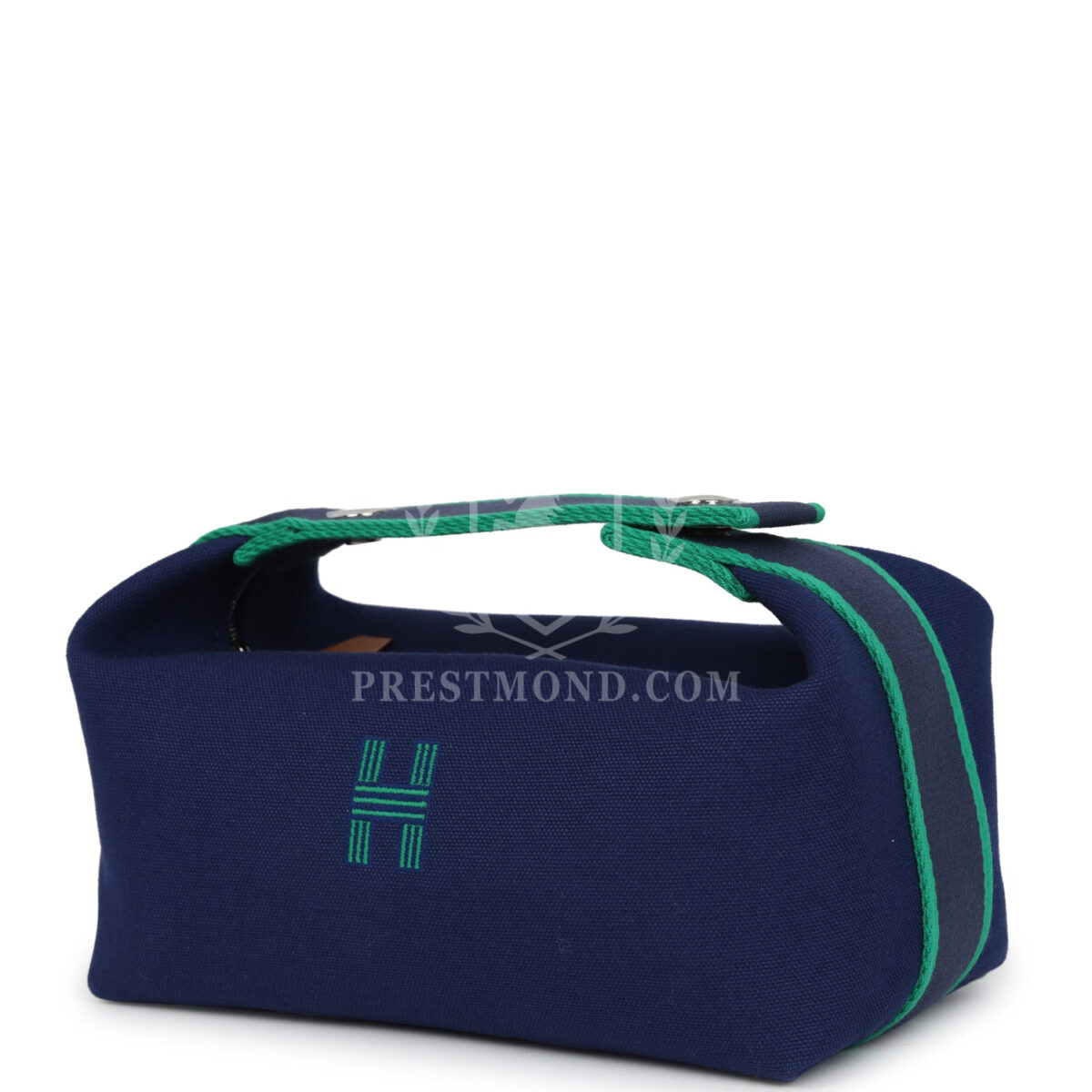Hermes Bride-A-Brac Case PM Marine Canvas PHW — изображение 5