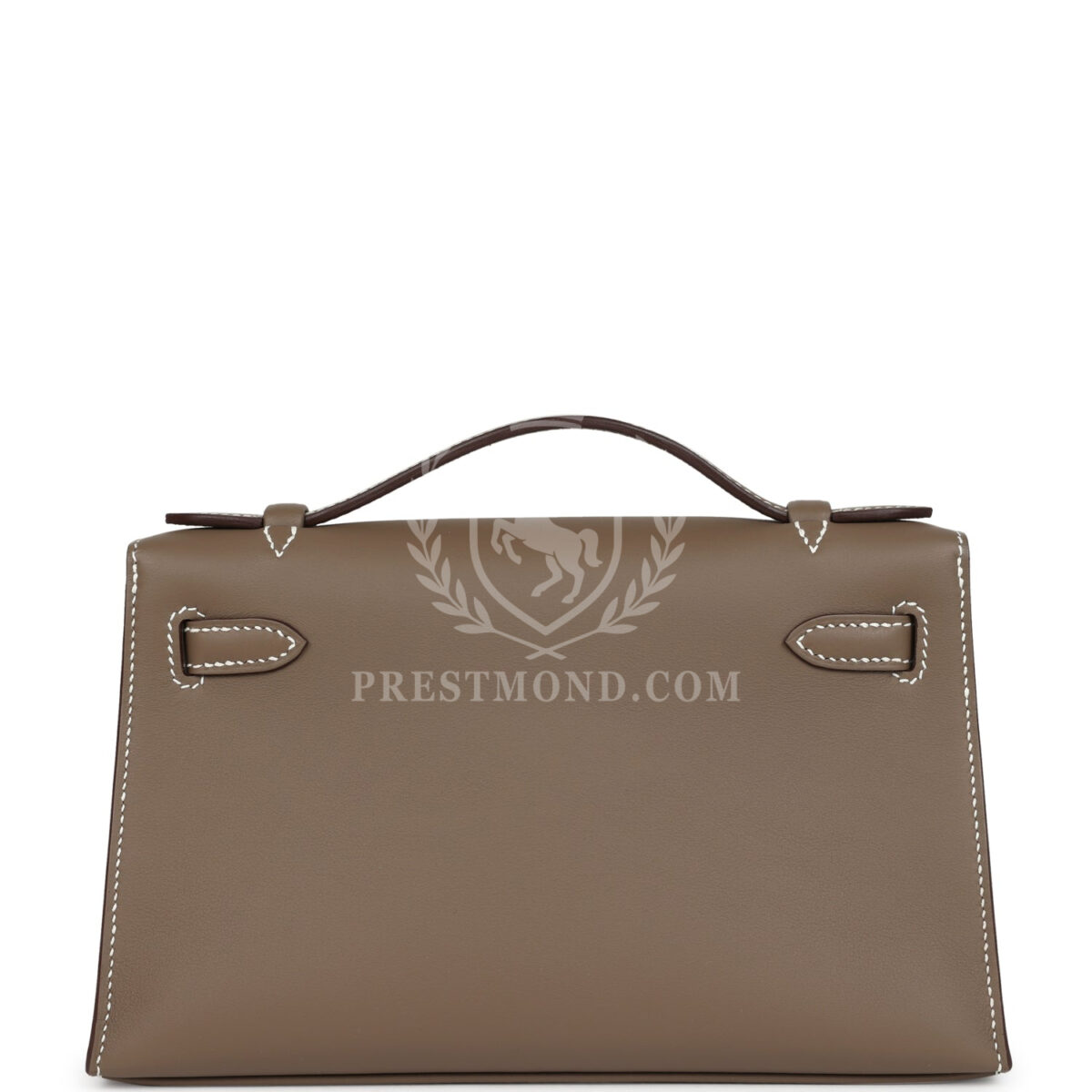 Hermes Kelly Pochette Etoupe Swift GHW — изображение 4