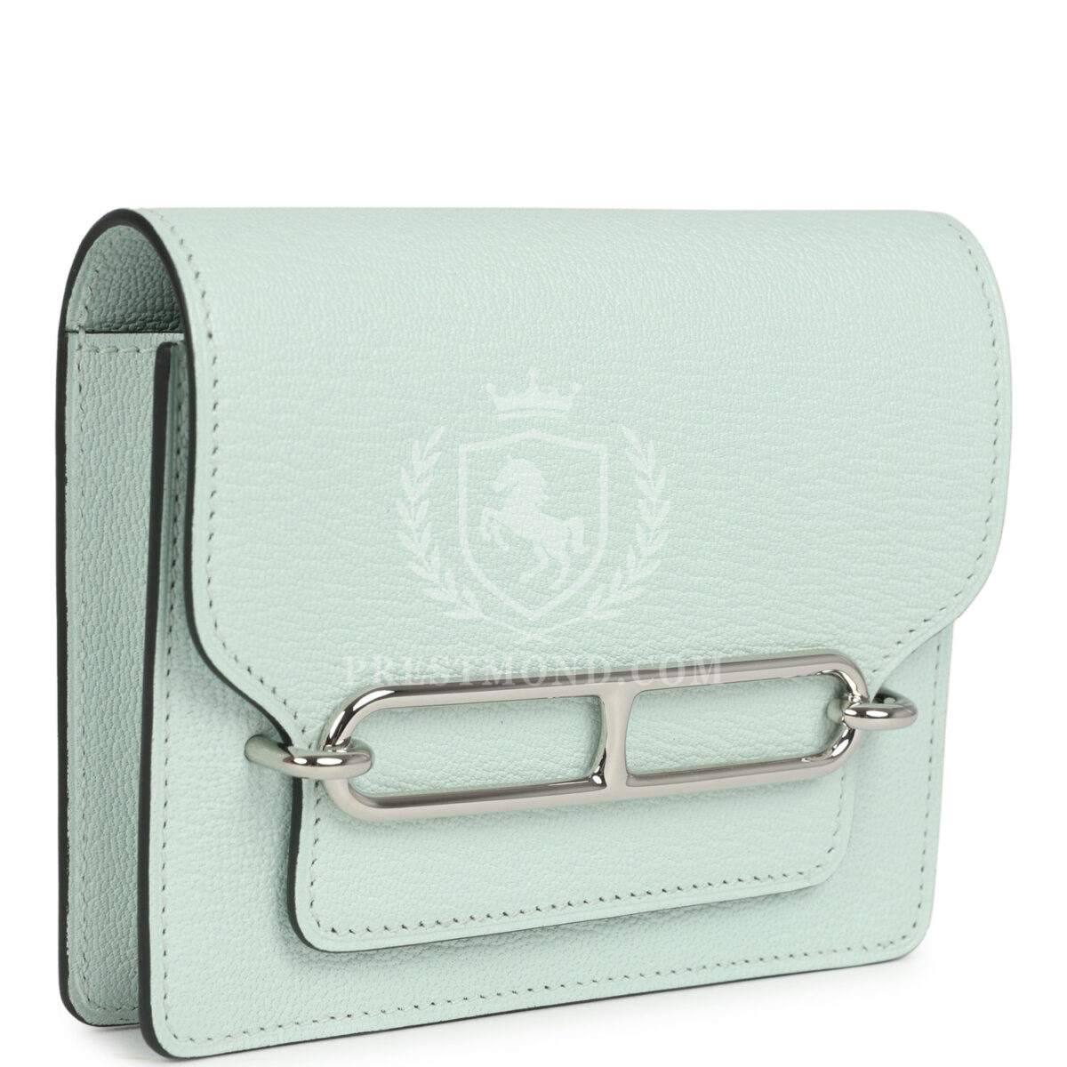 Hermes Roulis Slim Wallet Vert Fizz Chevre PHW — изображение 2