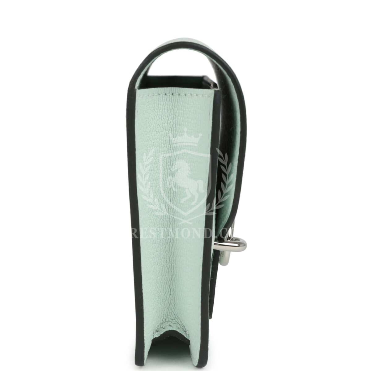 Hermes Roulis Slim Wallet Vert Fizz Chevre PHW — изображение 3