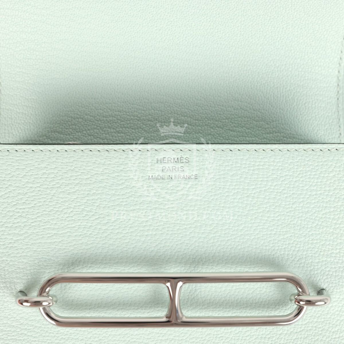 Hermes Roulis Slim Wallet Vert Fizz Chevre PHW — изображение 7