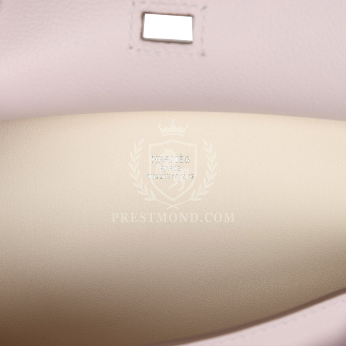 Hermes Jypsiere Mini Mauve Pale Verso Evercolor PHW — изображение 8