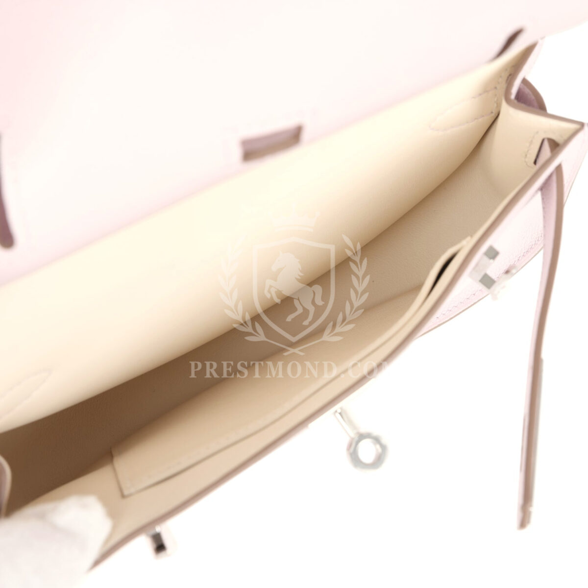 Hermes Jypsiere Mini Mauve Pale Verso Evercolor PHW — изображение 9