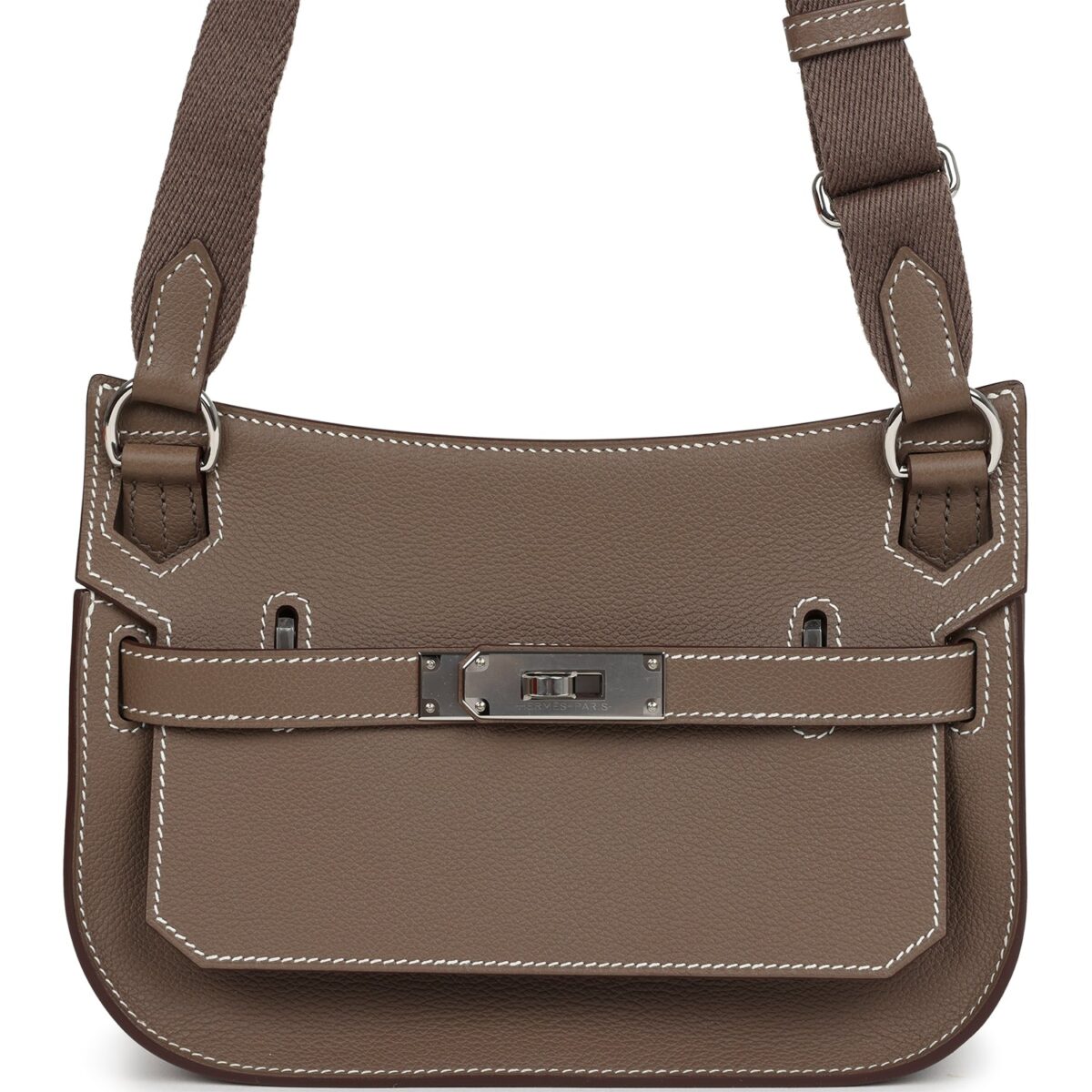 Hermes Jypsiere Mini Etoupe Evercolor PHW