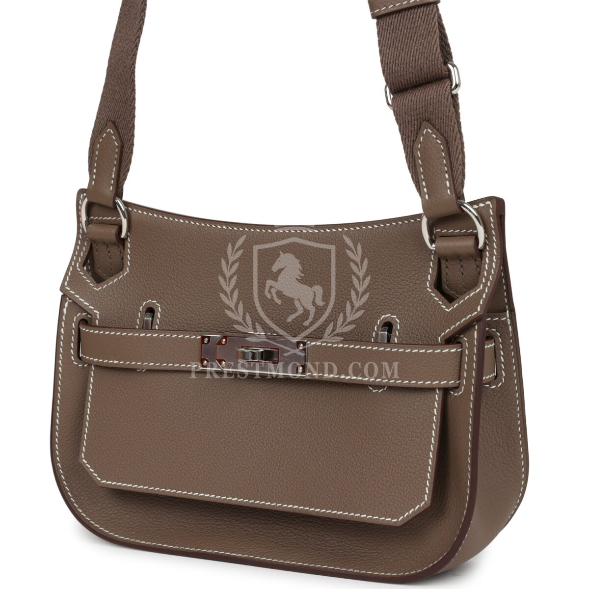 Hermes Jypsiere Mini Etoupe Evercolor PHW — изображение 5