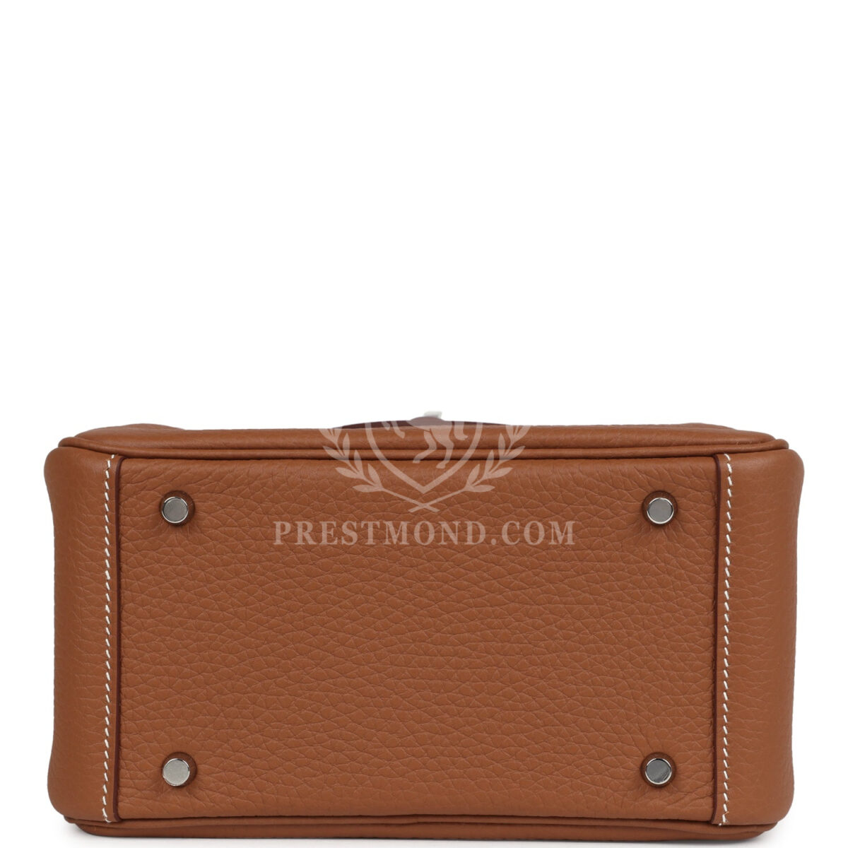 Hermes Mini Lindy II Gold Clemence PHW — изображение 7