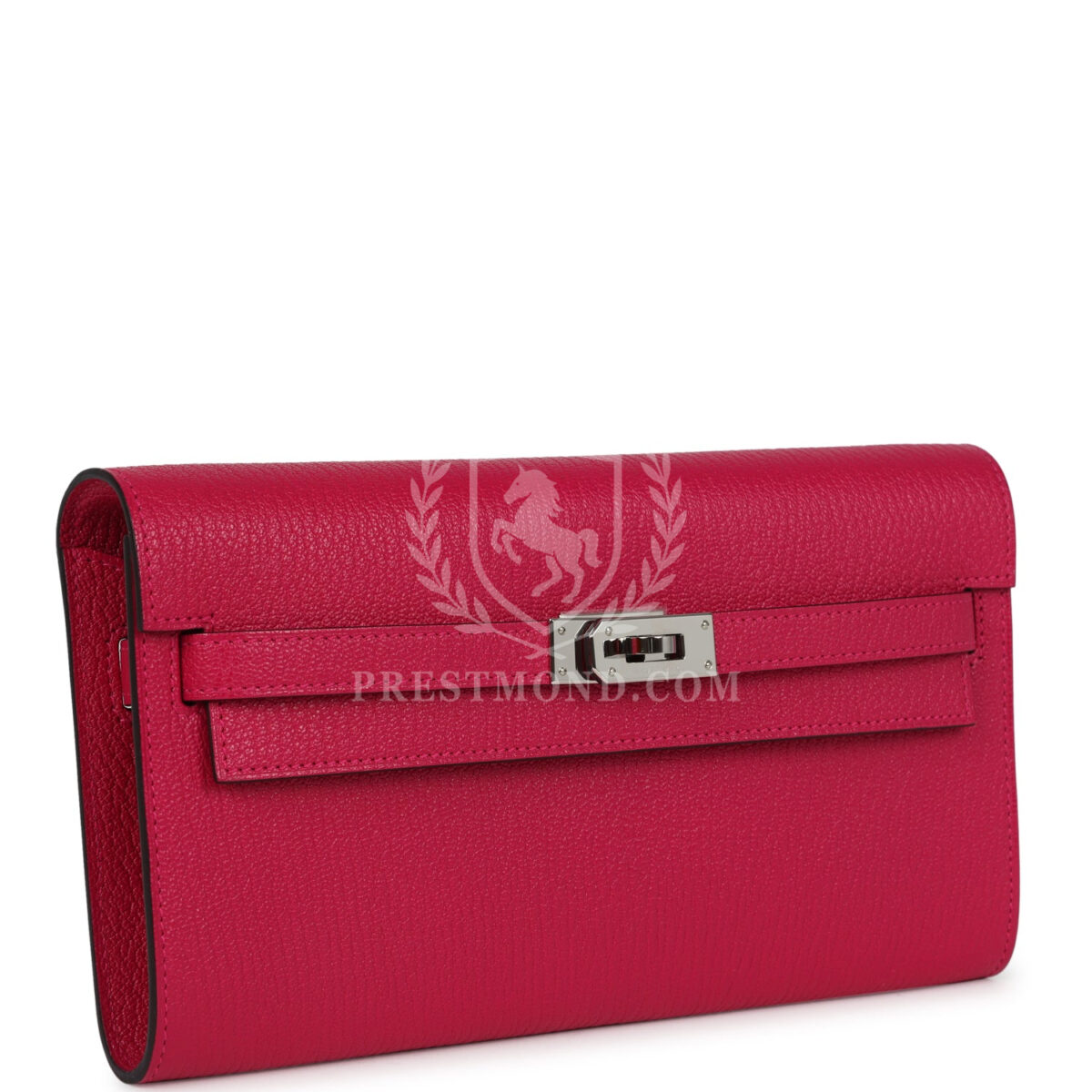 Hermes Kelly Wallet To Go Rose Mexico Chevre PHW — изображение 2