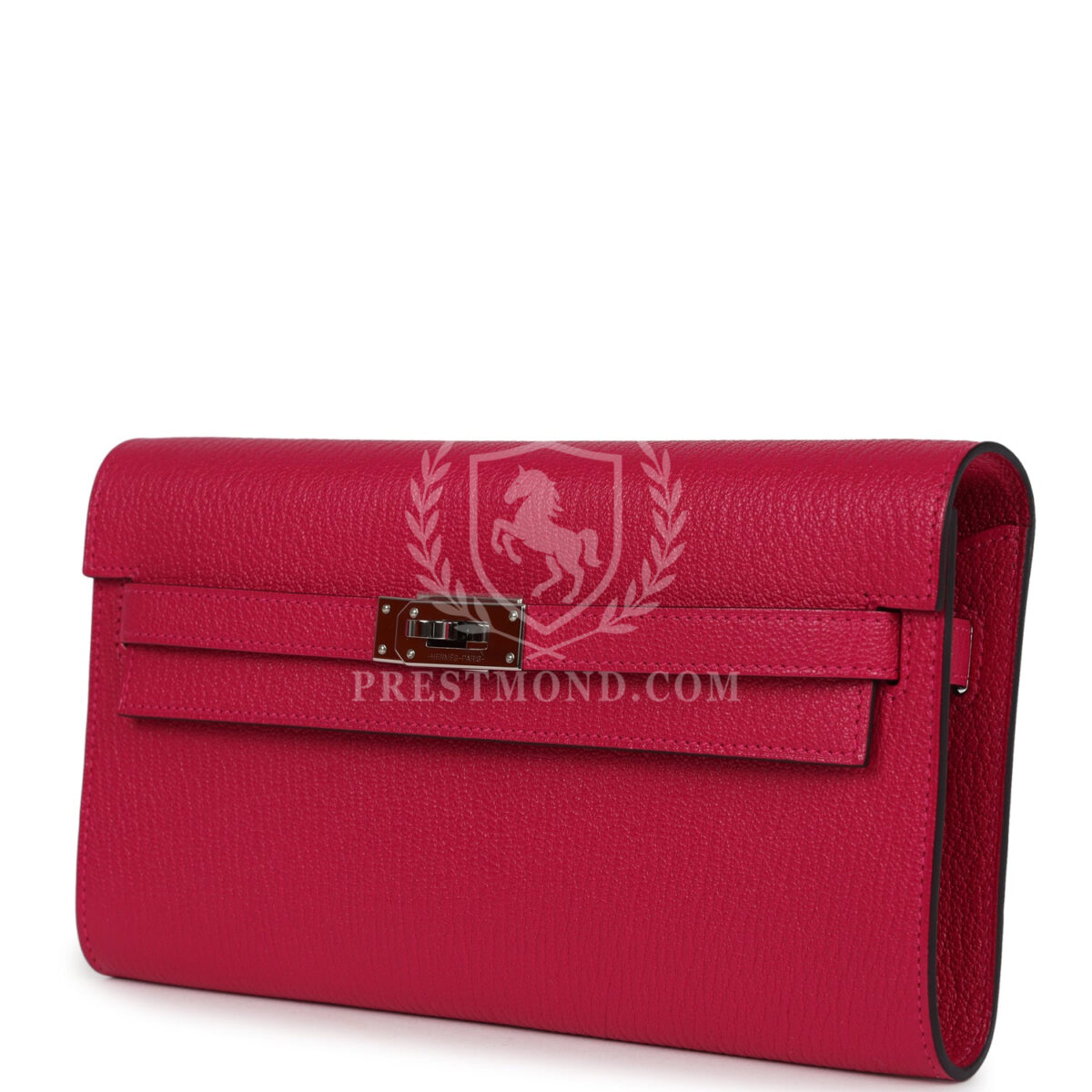 Hermes Kelly Wallet To Go Rose Mexico Chevre PHW — изображение 5