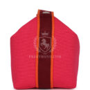 Hermes Bride A Brac Carre Case GM Hibiscus Canvas PHW