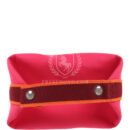Hermes Bride A Brac Carre Case GM Hibiscus Canvas PHW