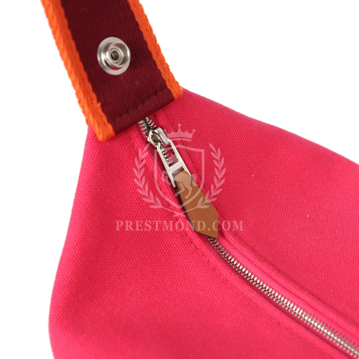 Hermes Bride A Brac Carre Case GM Hibiscus Canvas PHW — изображение 8